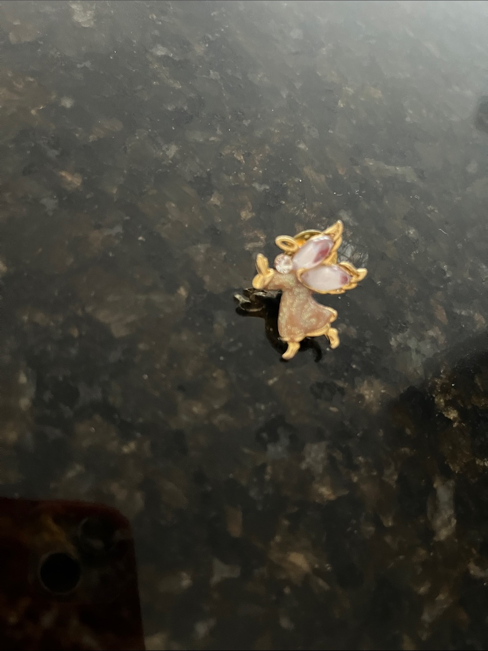 Gold-Tone Angel  Pendant pin